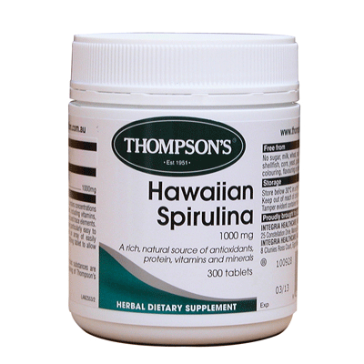 톰슨 스피루리나(Thompsons Hawaiian Spirulina 1000mg) 300 tabs