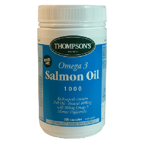 톰슨 연어 오일 300정(Thompsons Salmon Oil 1000mg 300 Capsules